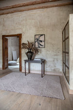 LORENA CANALS-Tapis en Laine Lavable Chia Noir 170 X 240 cm