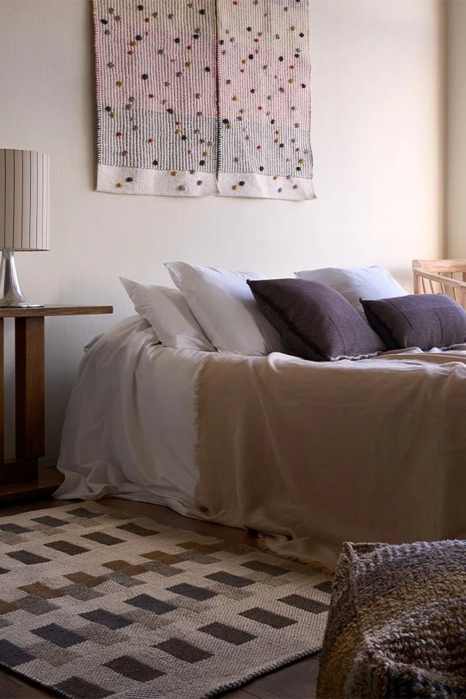 LORENA CANALS-Tapis Handloom Intersecting Natural 86 X 130 Cm