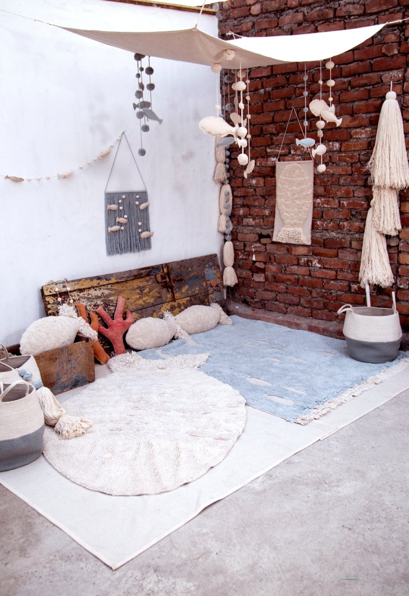 LORENA CANALS-Tapis Lavable Big Fish 180 x 110 Cm