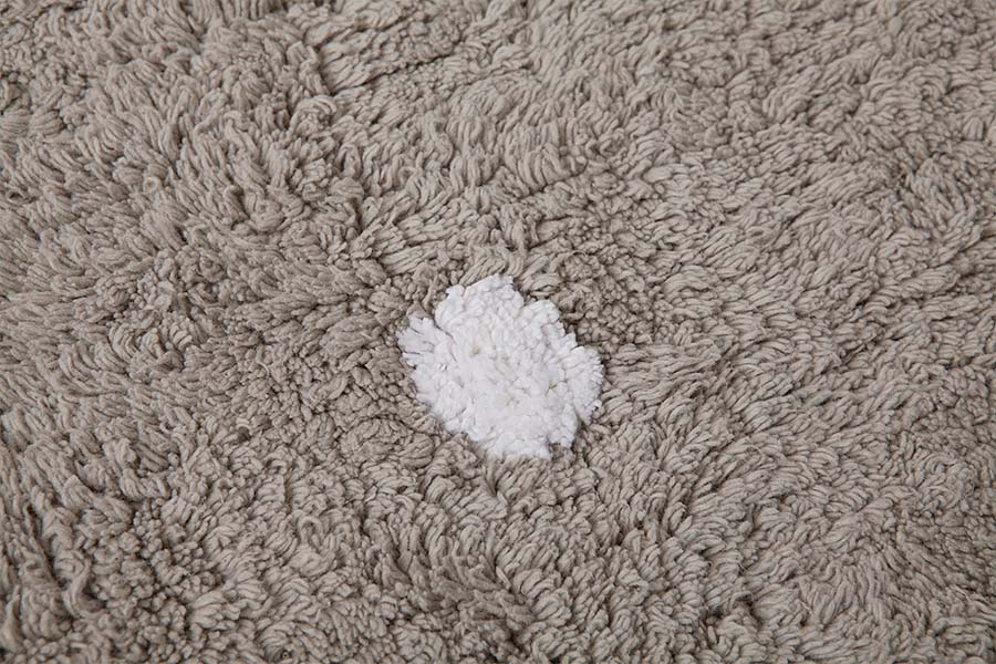 LORENA CANALS-Tapis Lavable Biscuit Gris 120 x 160 Cm