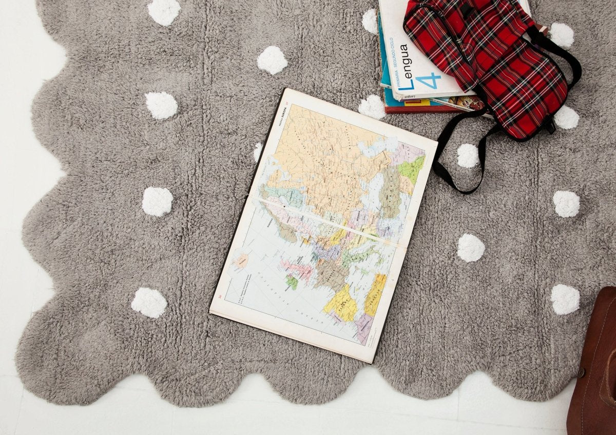 LORENA CANALS-Tapis Lavable Biscuit Gris 120 x 160 Cm