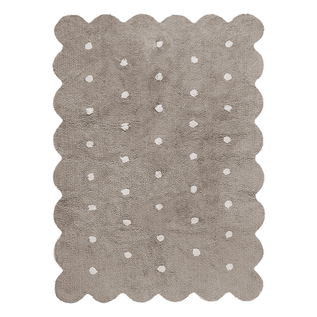 LORENA CANALS-Tapis Lavable Biscuit Gris 120 x 160 Cm