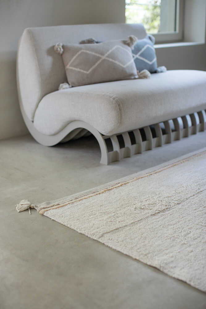 LORENA CANALS-Tapis Lavable Bloom Natural 250 x 350 cm
