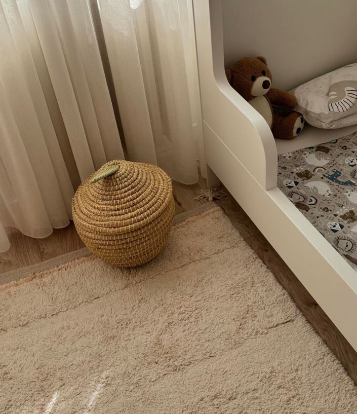 LORENA CANALS-Tapis Lavable Bloom Naturel 90 X 130 cm