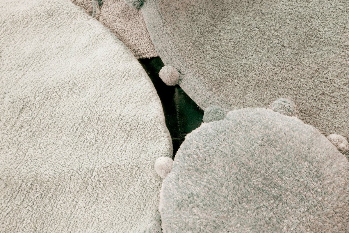 LORENA CANALS-Tapis Lavable Bubbly Olive 120 x 120 Cm