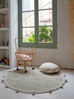LORENA CANALS-Tapis Lavable Bubbly Olive 120 x 120 Cm