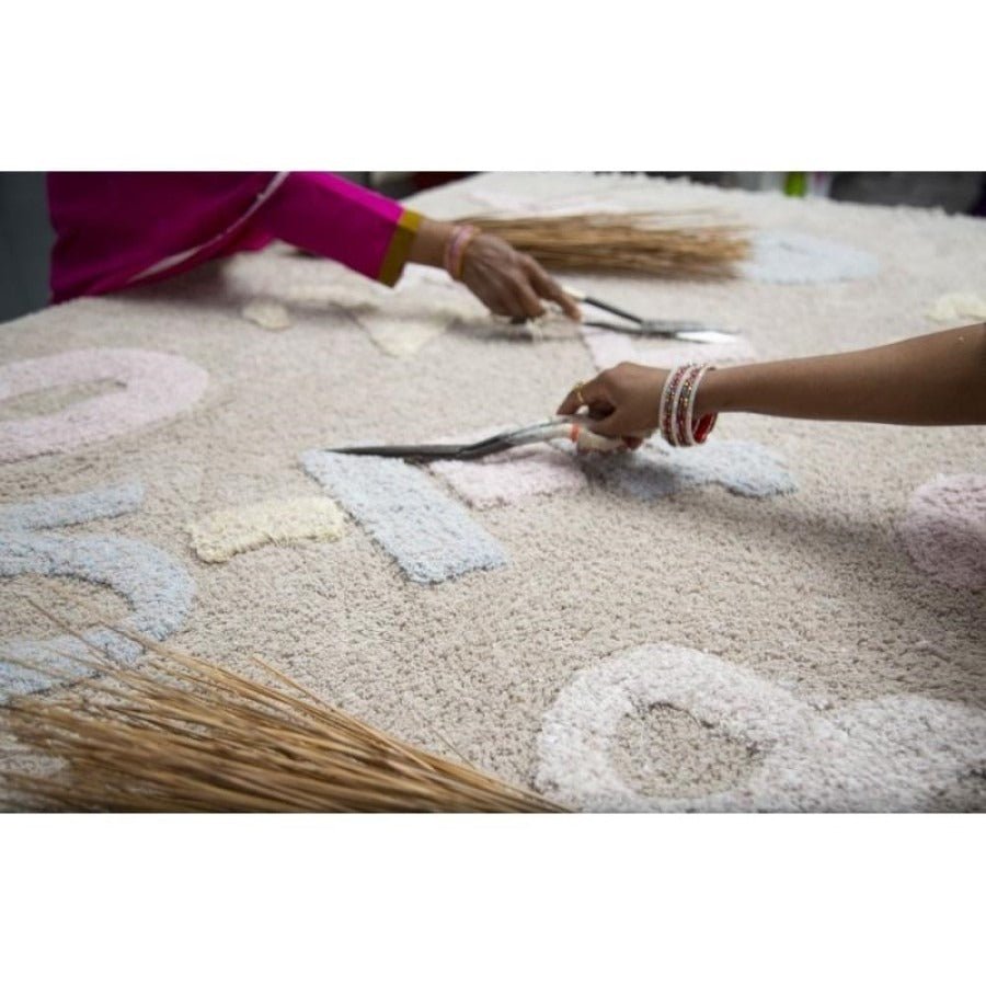 LORENA CANALS-Tapis Lavable Chiffres Bébé 120 X 160 Cm