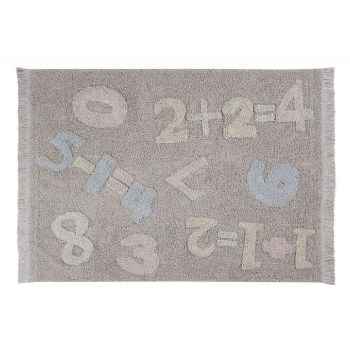 LORENA CANALS-Tapis Lavable Chiffres Bébé 120 X 160 Cm