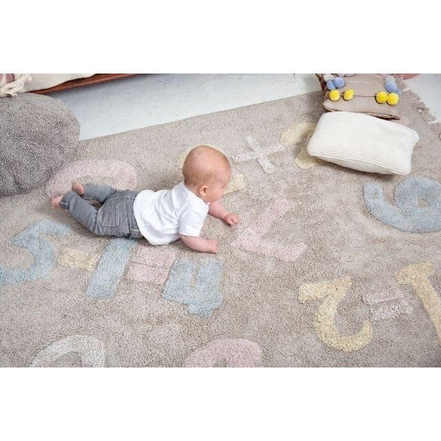 LORENA CANALS-Tapis Lavable Chiffres Bébé 120 X 160 Cm