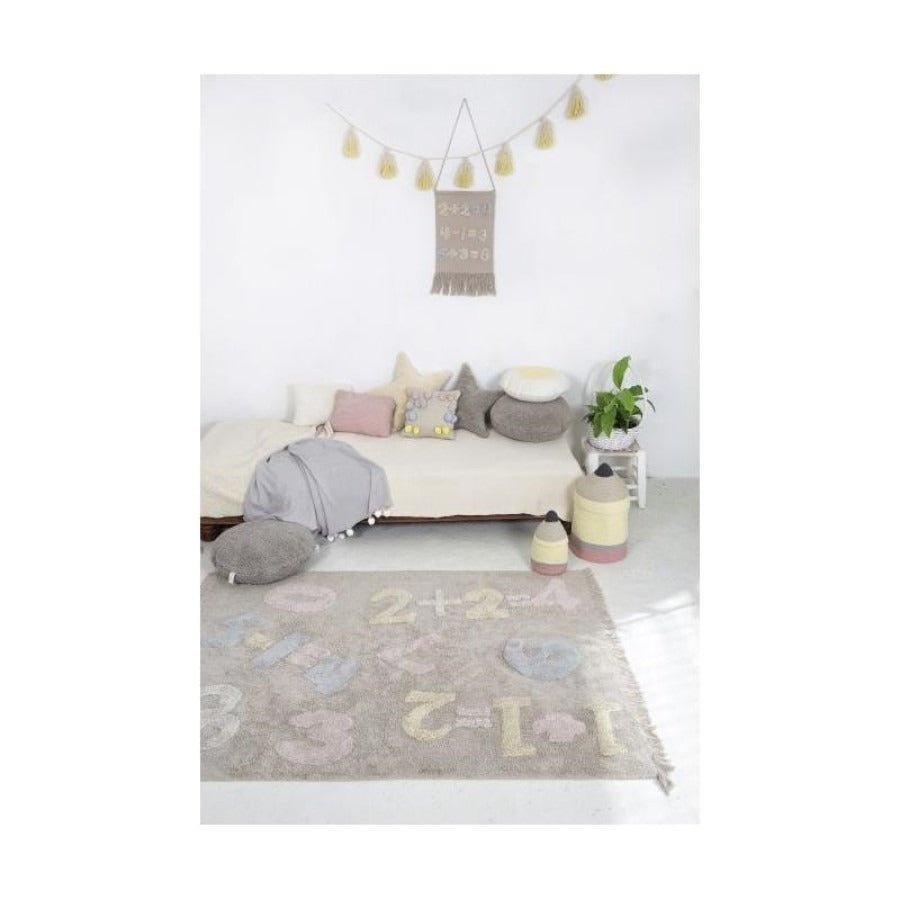 LORENA CANALS-Tapis Lavable Chiffres Bébé 120 X 160 Cm