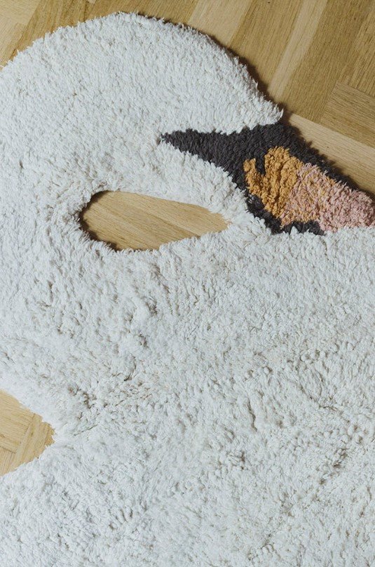 LORENA CANALS-Tapis Lavable Cygne 120 x 100 Cm