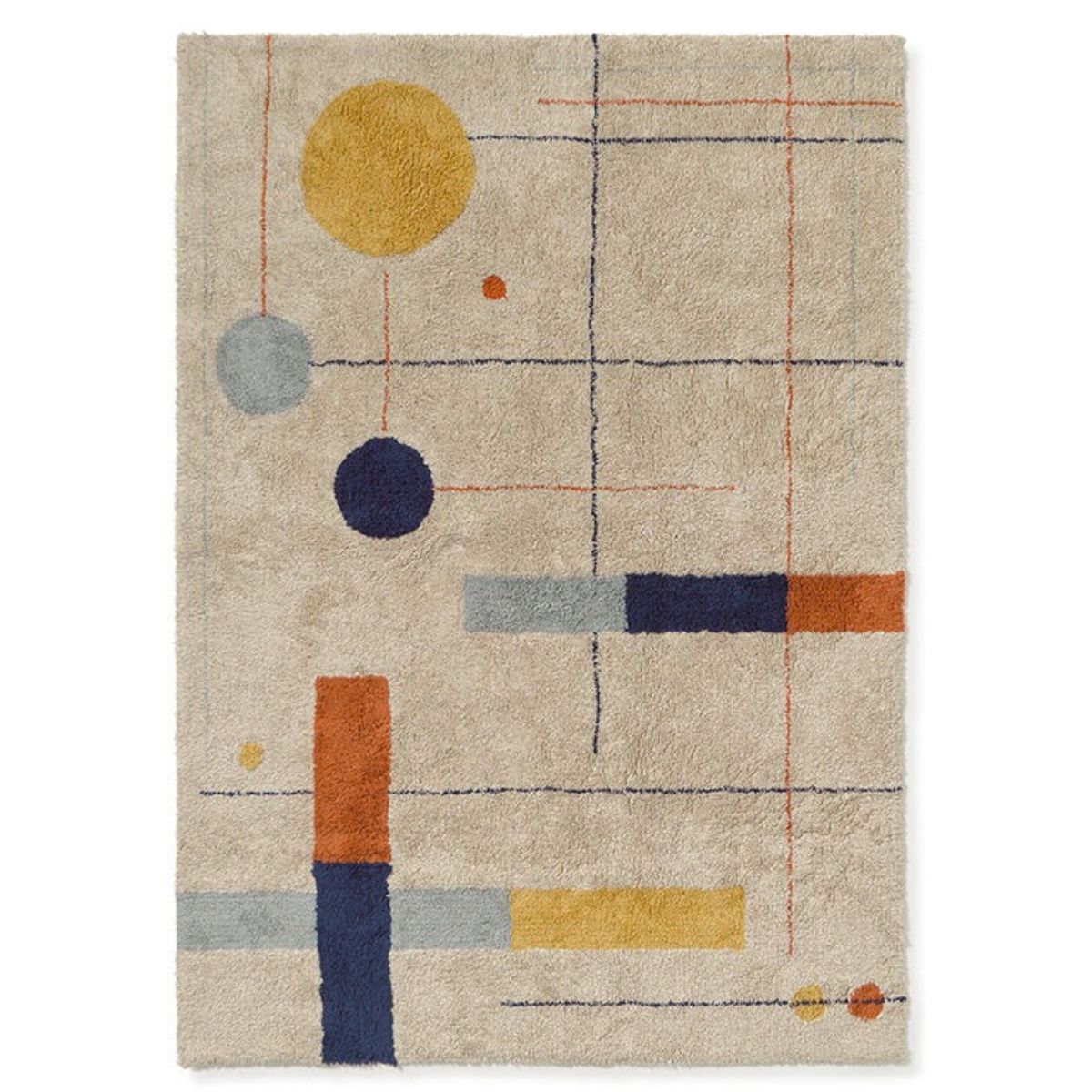 LORENA CANALS-Tapis Lavable Geometrical Shapes 140 X 200 Cm