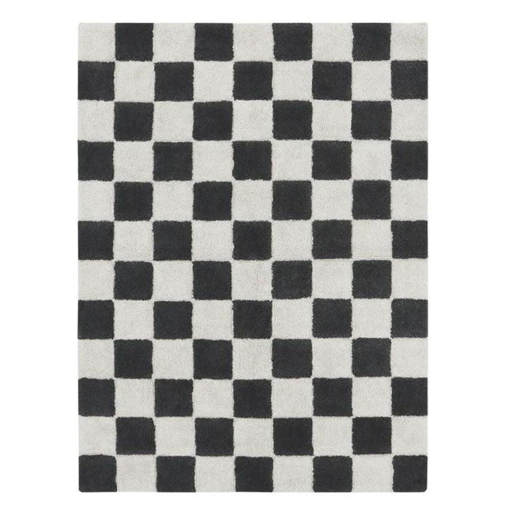 LORENA CANALS-Tapis Lavable "Kitchen Tiles" Gris Foncé 140 x 200 cm