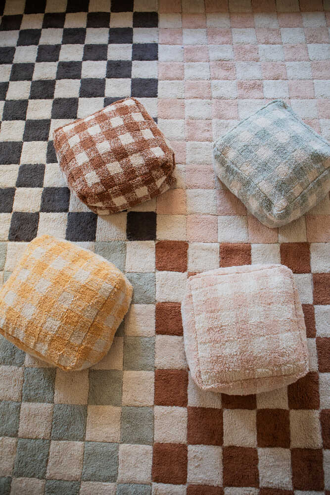 LORENA CANALS-Tapis Lavable "Kitchen Tiles" Rose 140 x 200 cm