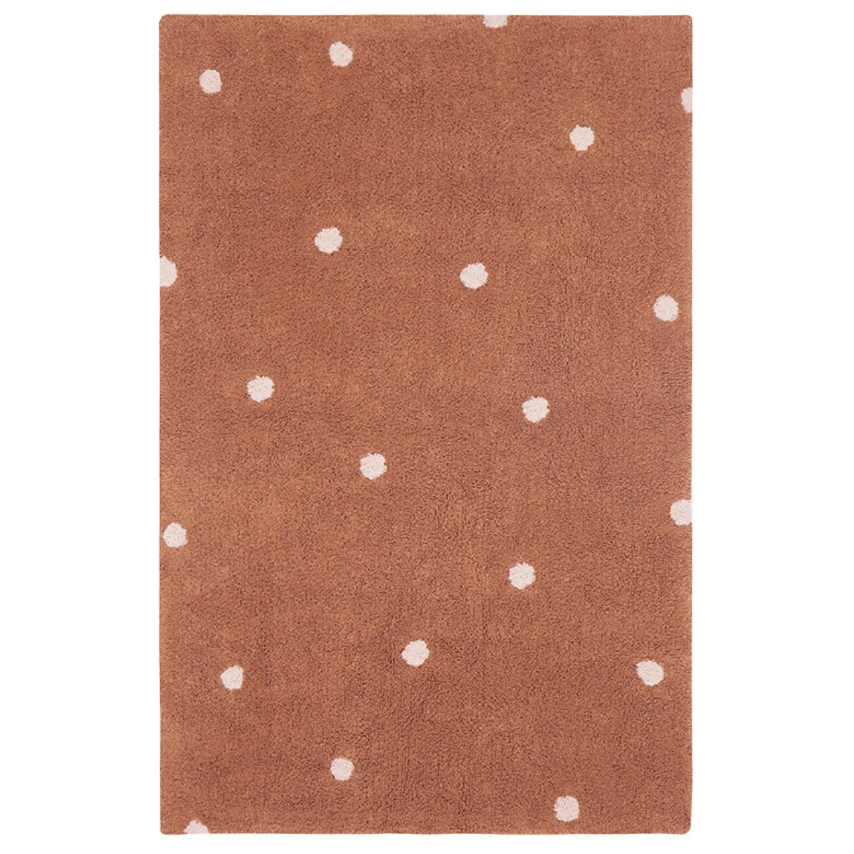 LORENA CANALS-Tapis Lavable Mini Dot Chestnut