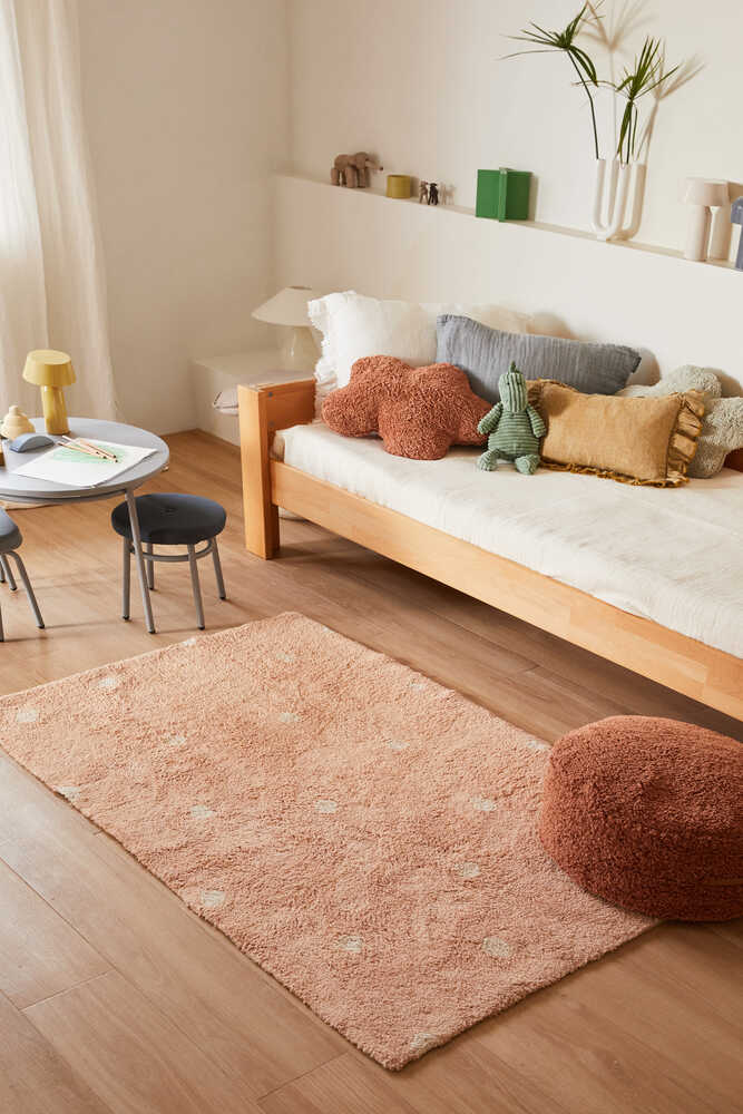 LORENA CANALS-Tapis Lavable Mini Dot Rose