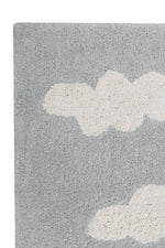 LORENA CANALS-Tapis Lavable Nuages Gris 120 X 160 Cm