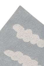LORENA CANALS-Tapis Lavable Nuages Gris 120 X 160 Cm