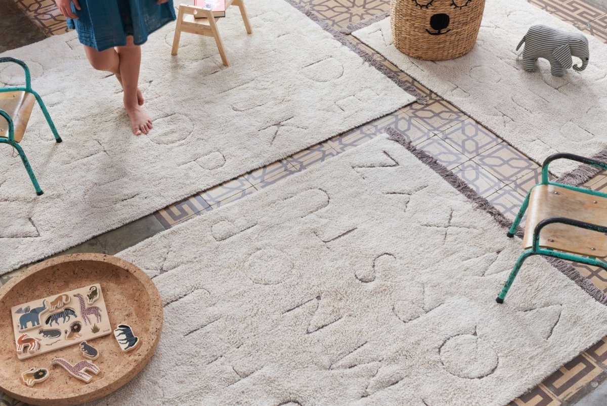 LORENA CANALS-Tapis Lavable Rugcycled Abc 90 X 130 Cm