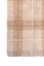 LORENA CANALS-Tapis Lavable Tartan - Rose 90 X 120 Cm