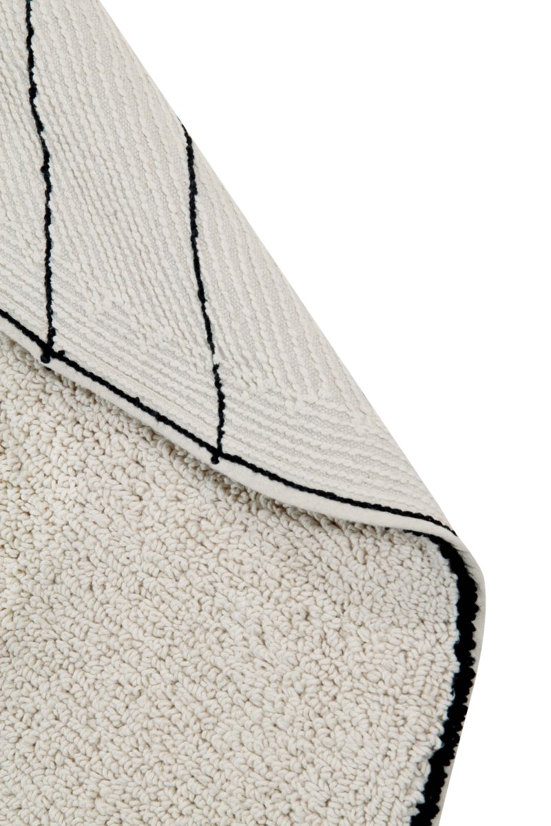 LORENA CANALS-Tapis Lavable Trace Beige 160 x 160 Cm