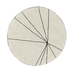 LORENA CANALS-Tapis Lavable Trace Beige 160 x 160 Cm