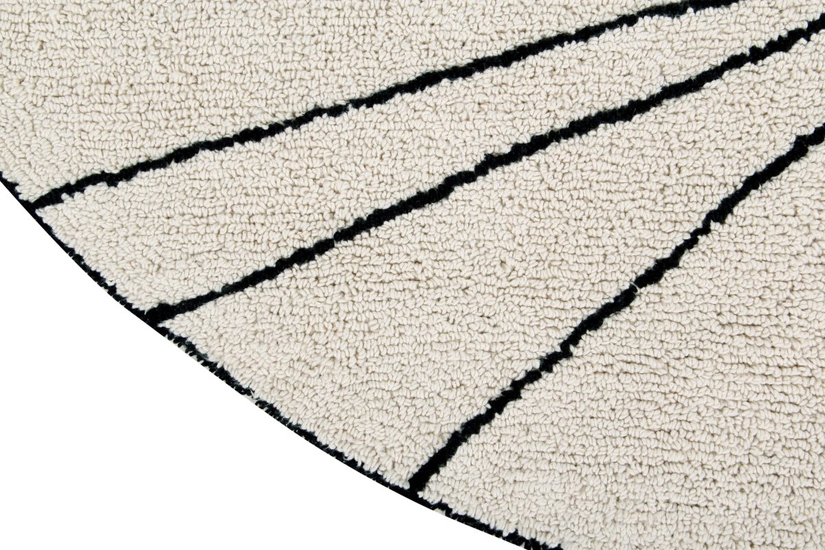 LORENA CANALS-Tapis Lavable Trace Beige 160 x 160 Cm