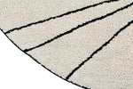 LORENA CANALS-Tapis Lavable Trace Beige 160 x 160 Cm
