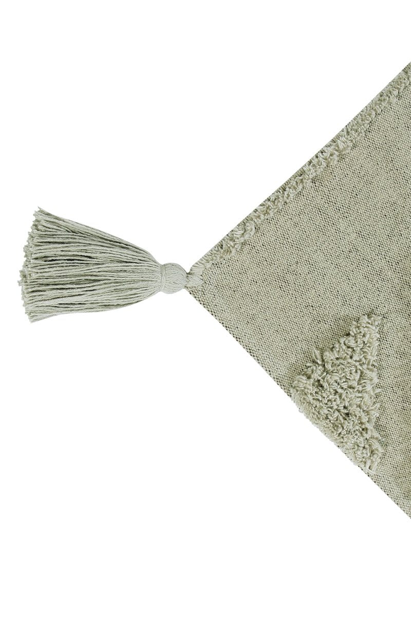 LORENA CANALS-Tapis Lavable Tribu Olive 120 X 160 Cm