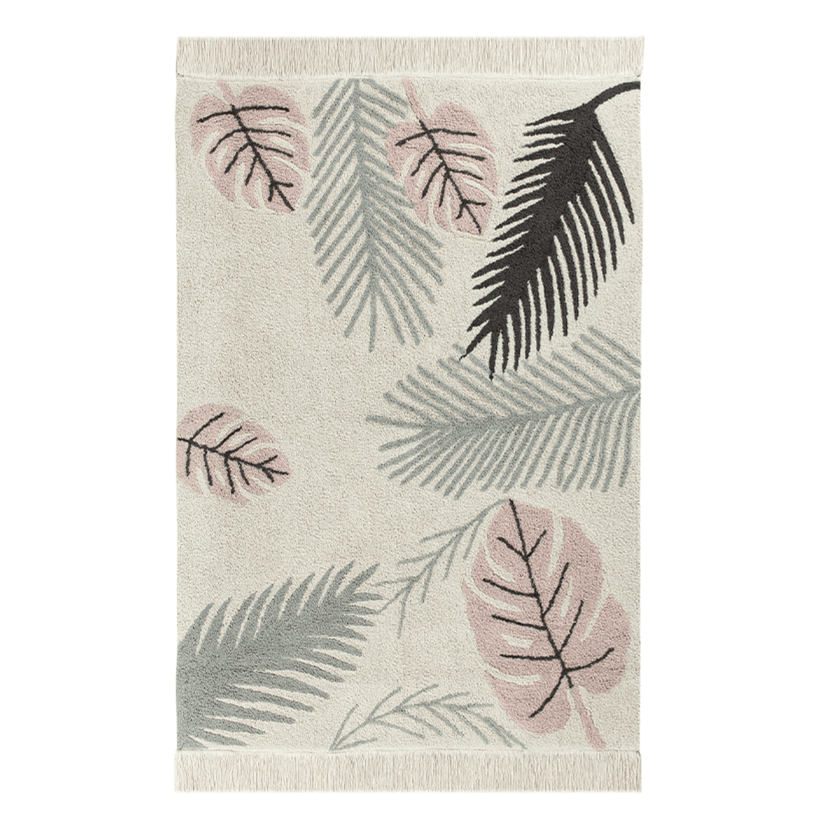 LORENA CANALS-Tapis Lavable Tropical Rose 140 x 200 Cm