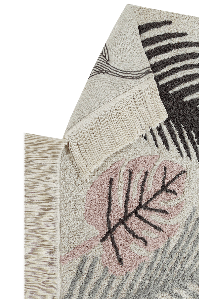 LORENA CANALS-Tapis Lavable Tropical Rose 140 x 200 Cm
