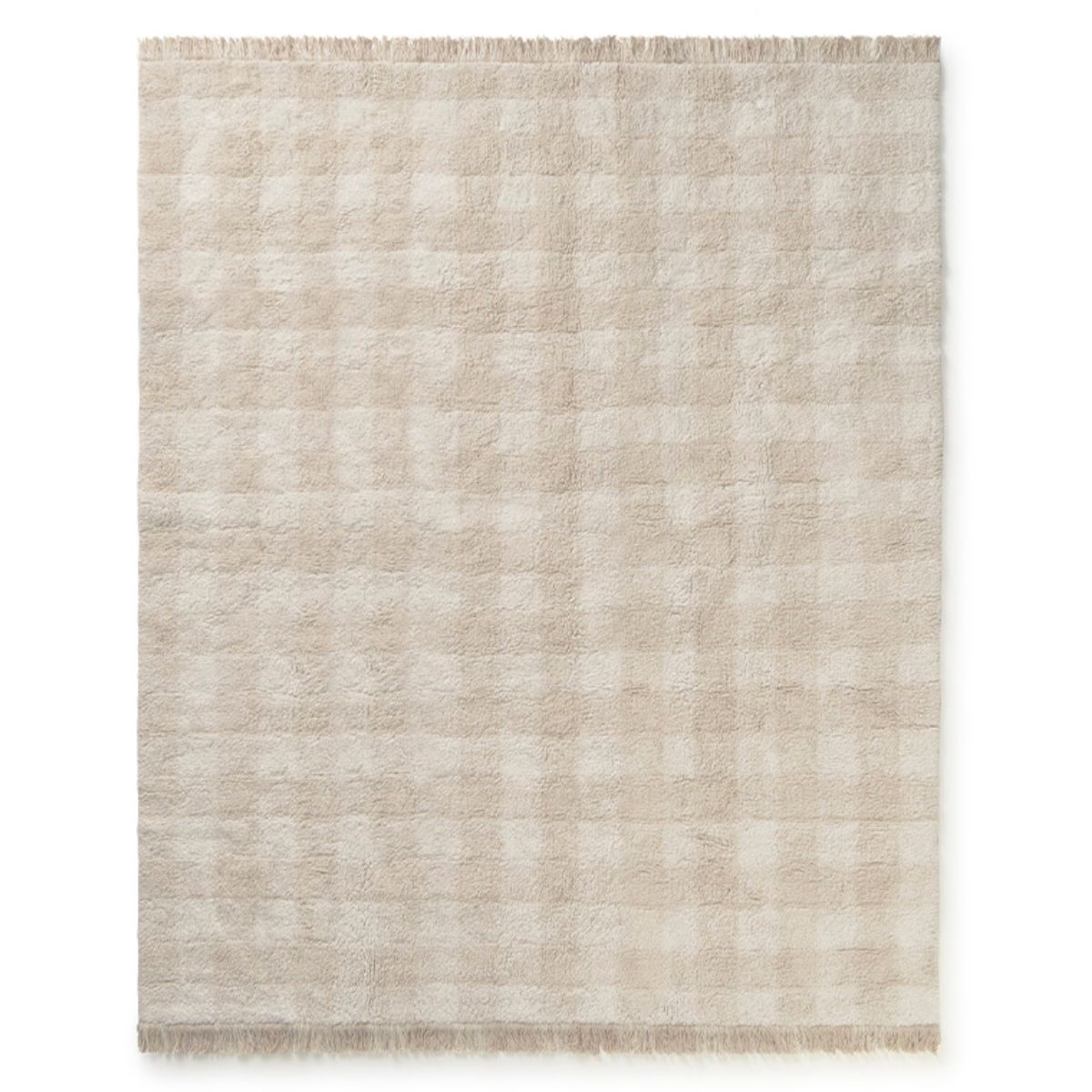 LORENA CANALS-Tapis Lavable Vichy Ivoire 90 x 120 Cm