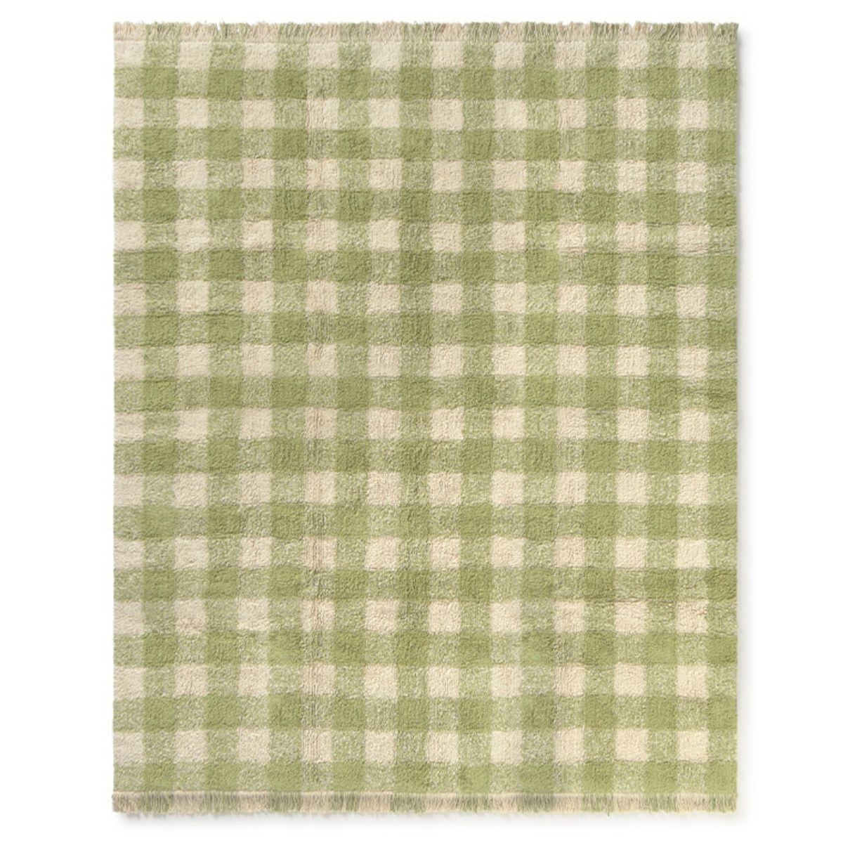 LORENA CANALS-Tapis Lavable Vichy Matcha 150 x 180 Cm