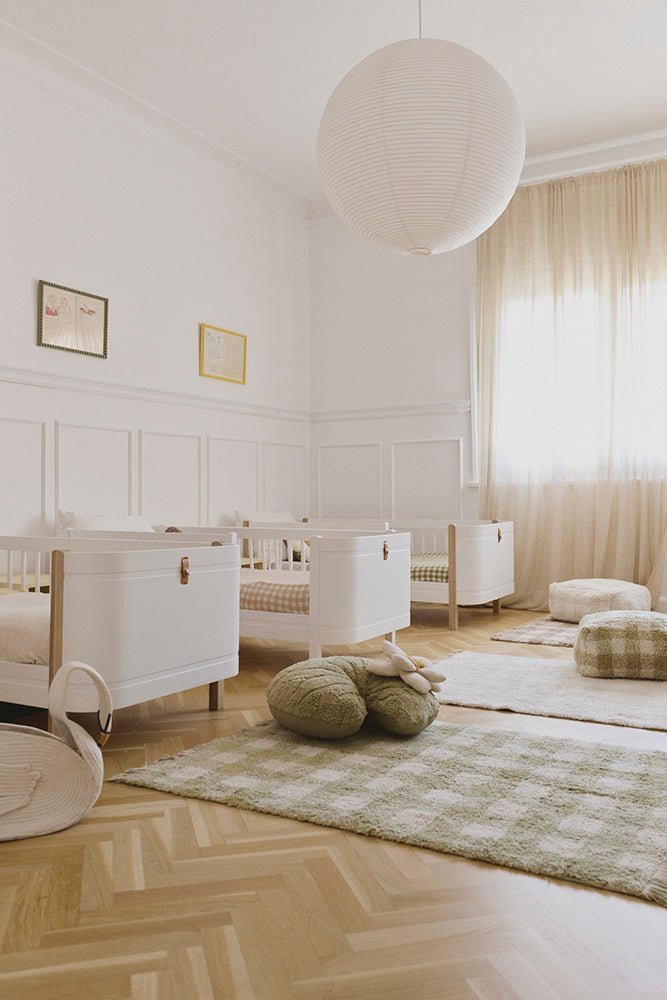 LORENA CANALS-Tapis Lavable Vichy Matcha 90 x 120 Cm