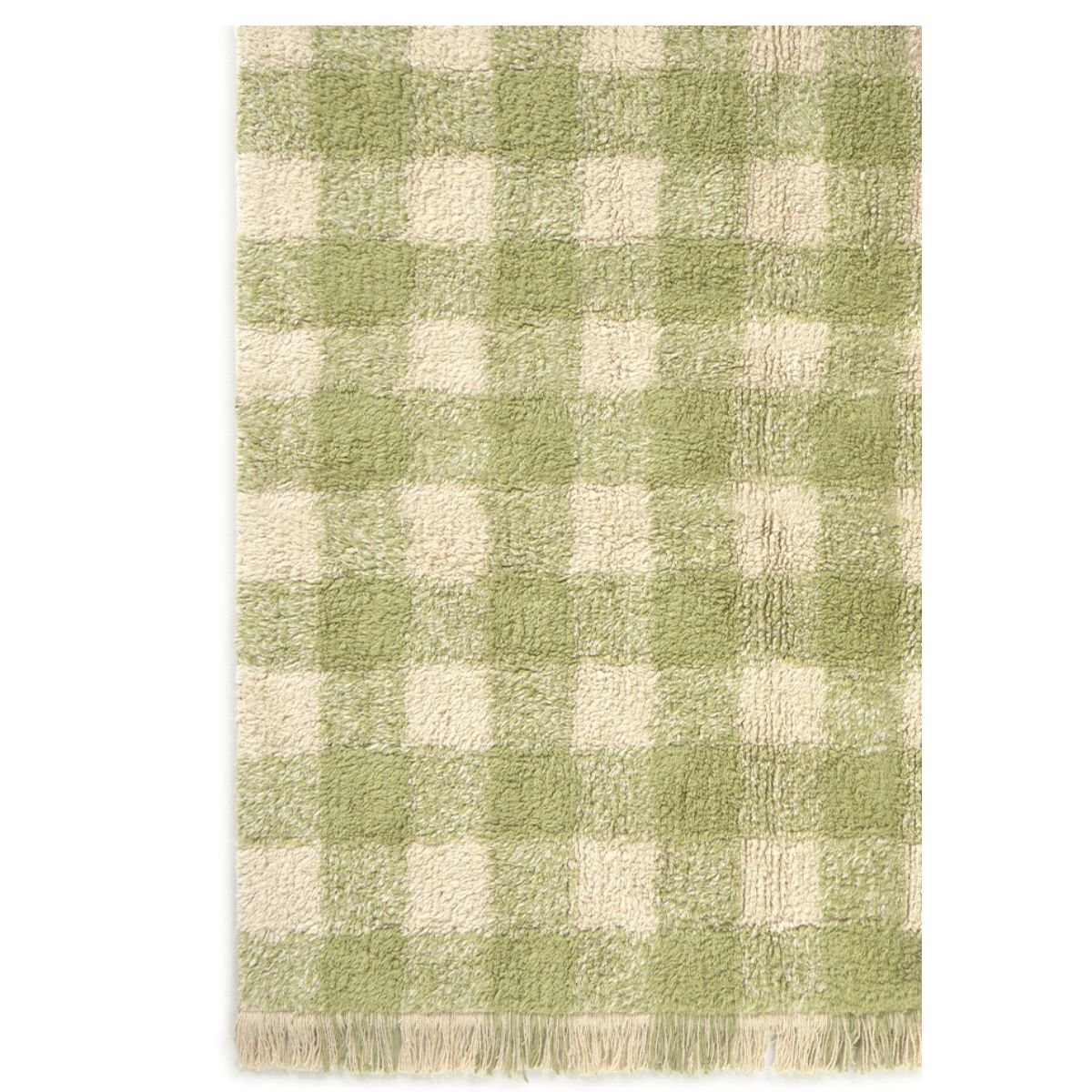 LORENA CANALS-Tapis Lavable Vichy Matcha 90 x 120 Cm