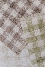 LORENA CANALS-Tapis Lavable Vichy Matcha 90 x 120 Cm