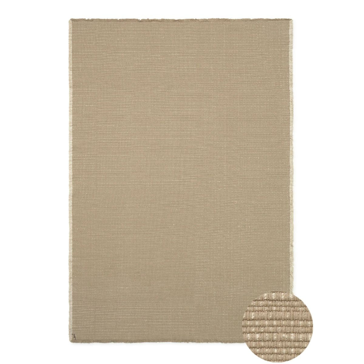 LORENA CANALS-Tapis Tissé À La Main Beige 140 X 200 Cm