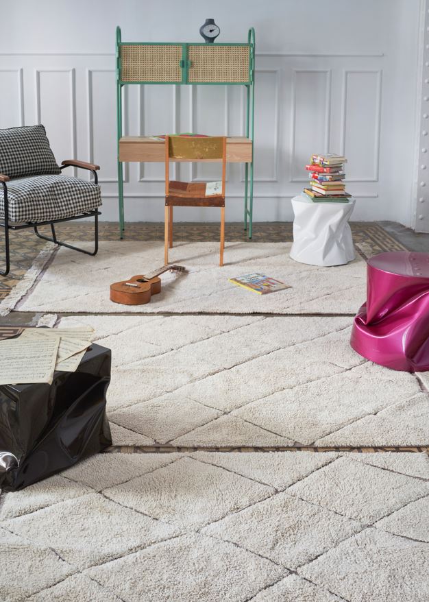 LORENA CANALS-TapisCyclé® Tapis Lavable Berbère 90 x 130 cm