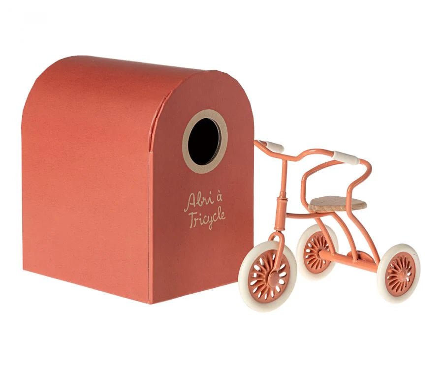 MAILEG-Abri À Tricycle Pour Souris Maileg - Corail