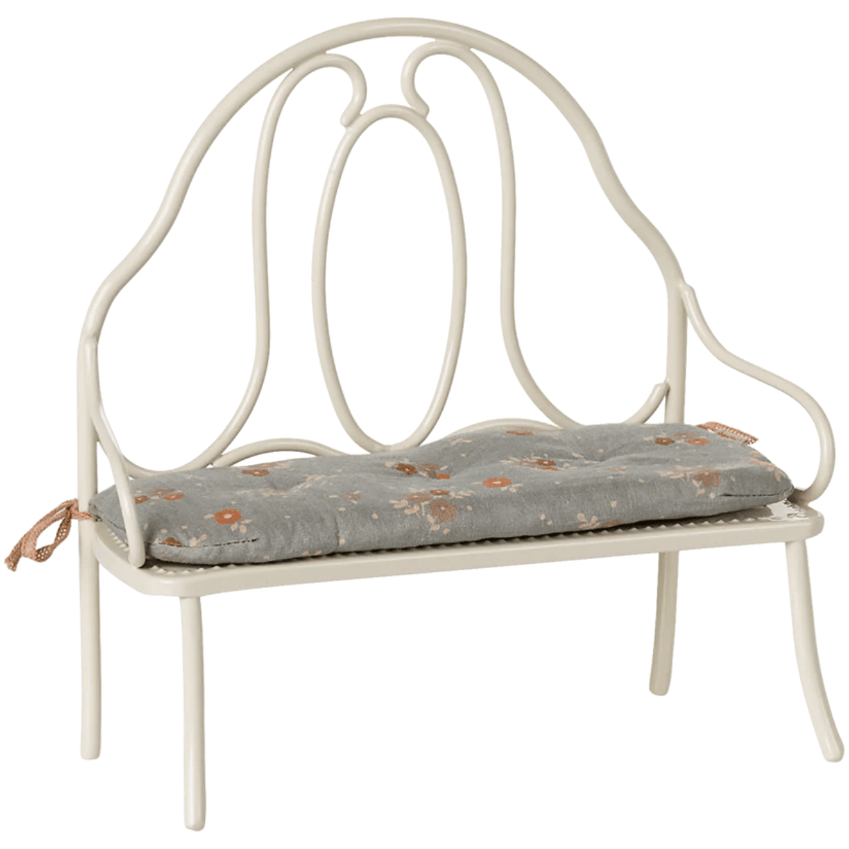 MAILEG-Banc Vintage, Miniature - Blanc Cassé