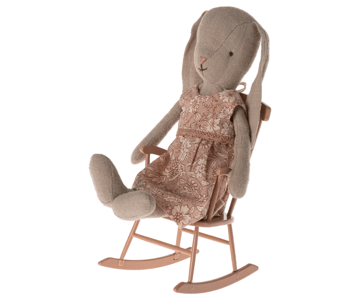 MAILEG-Chaise A Bascule Pour Souris Maileg, Mini - Sable