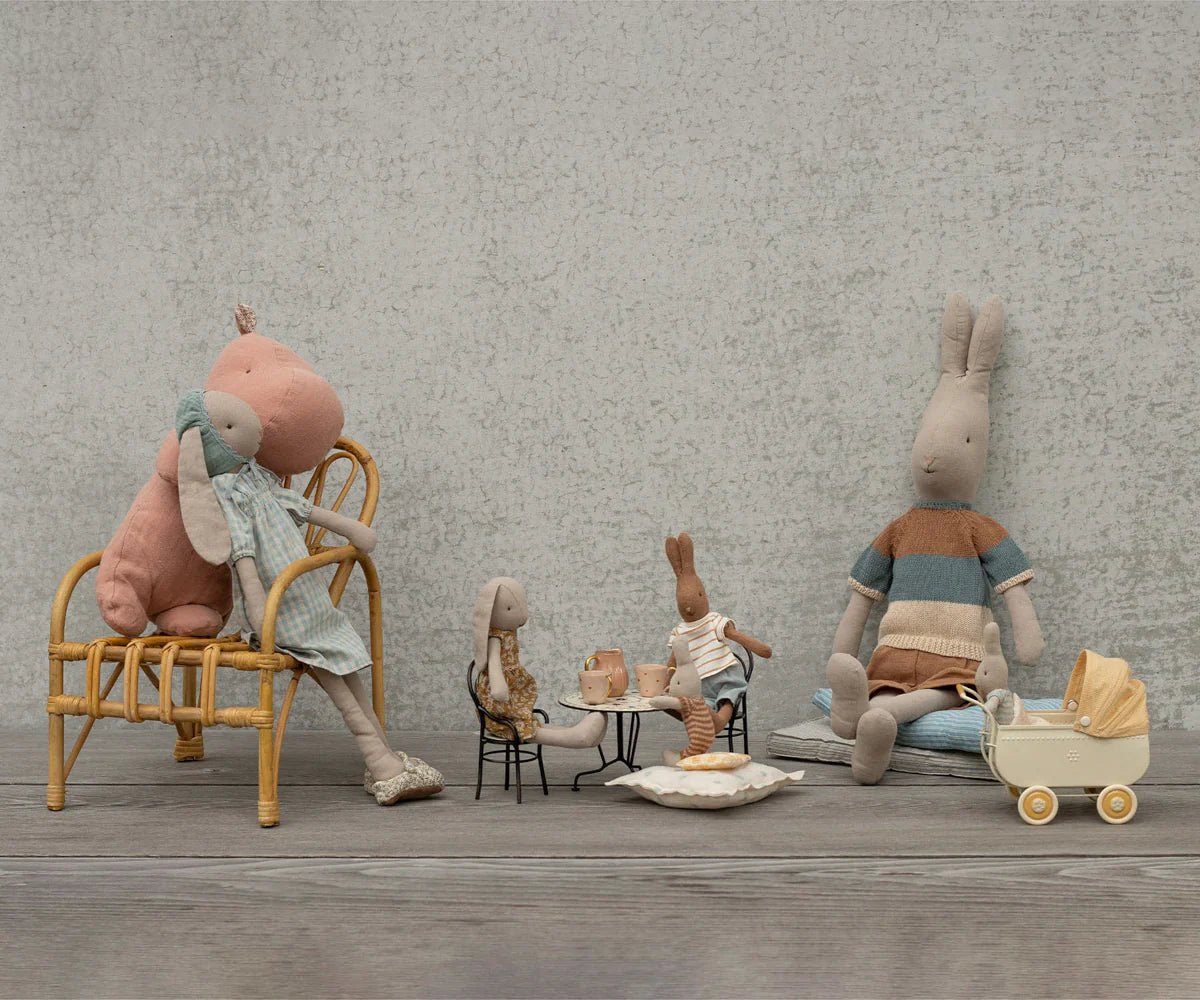 MAILEG-Chaise Avec Accoudoirs Miniature, Mini, Pour Souris Maileg
