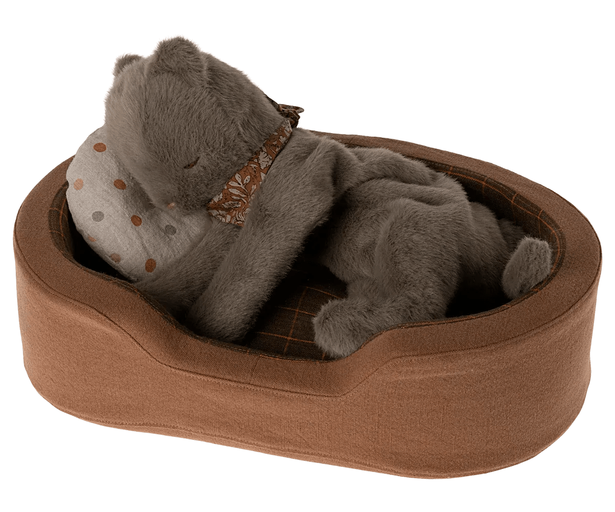MAILEG-Chaton Maileg, Peluche - Gris "earth Grey"