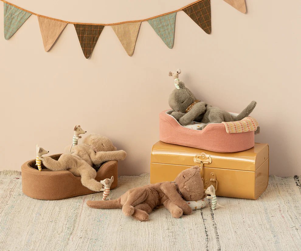 MAILEG-Chaton Maileg, Peluche - Gris "earth Grey"