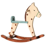 MAILEG-Cheval À Bascule, A Pois Pour Souris Maileg