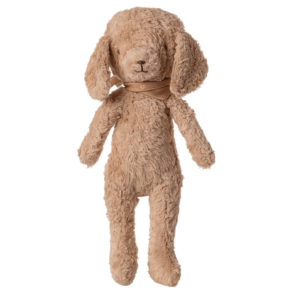 MAILEG-Chien Caniche, Peluche Vintage - Rosé Poudré