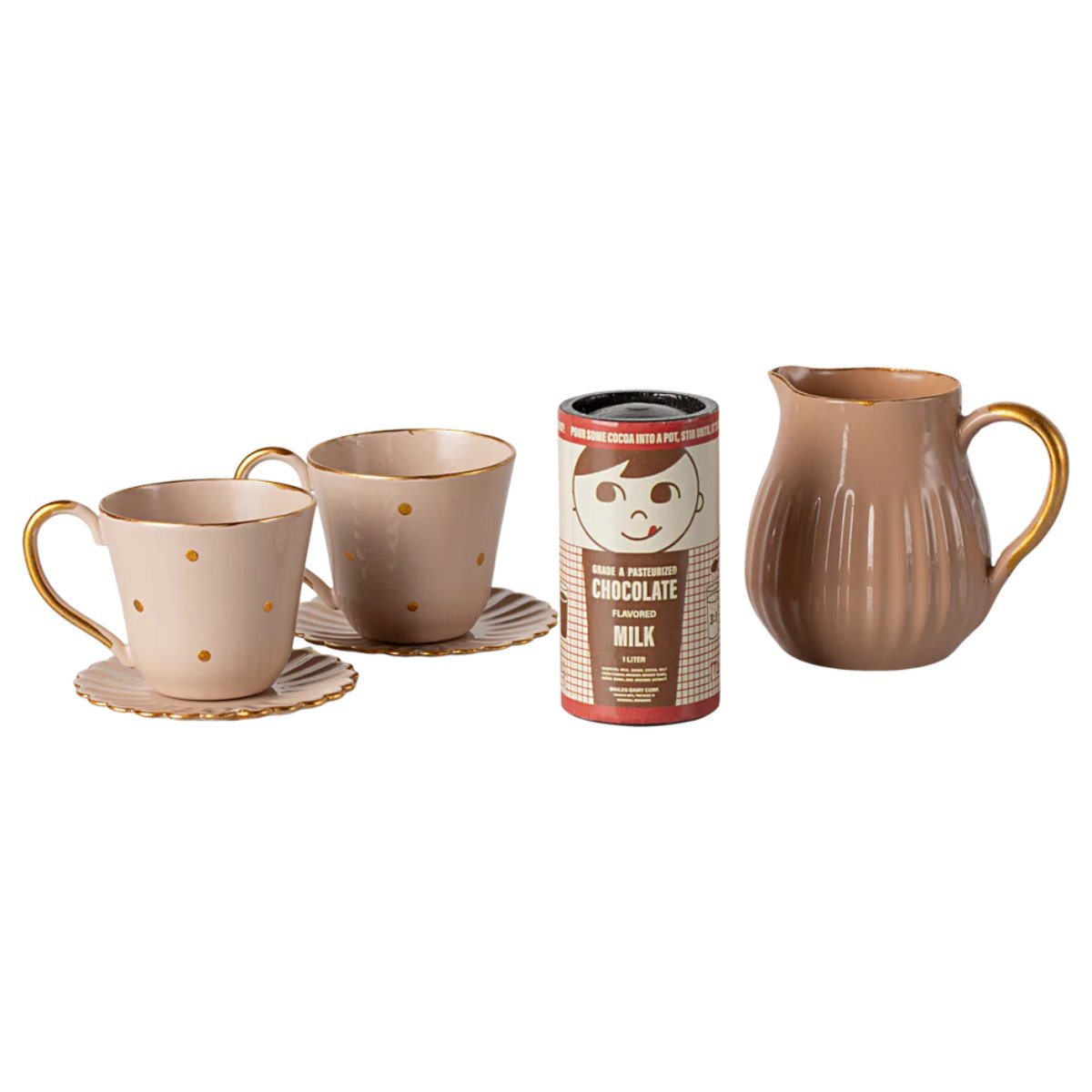 MAILEG-Coffret Chocolat Chaud Mini Pour Souris Maileg