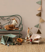 MAILEG-Cosy Bambi Peluche - Menthe