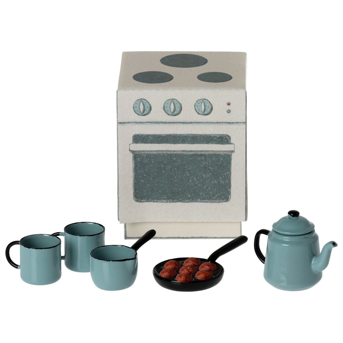 MAILEG-Dinette - Les Favoris De Madame Blue, Pour Souris Maileg