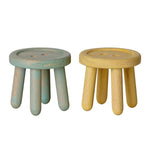 MAILEG-Ensemble De Tabourets Pour Souris Maileg – Menthe / Jaune Pâle